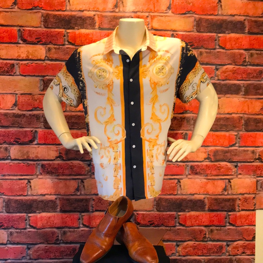 Men's Multicolor Short Sleeve Shirt